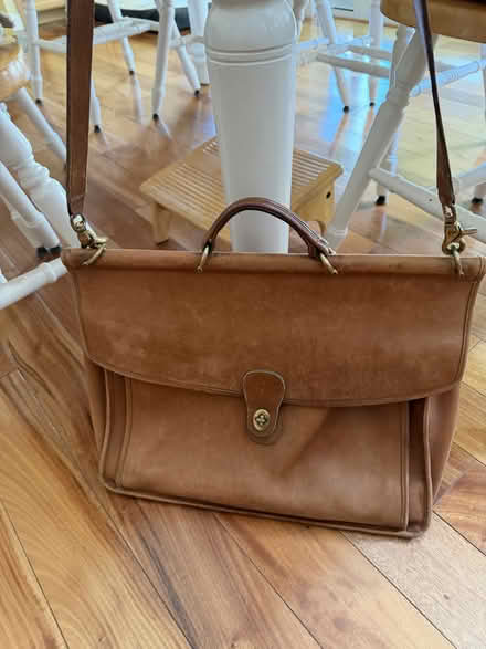 Photo of free Classic worn leather briefcase (East side of San Rafael) #1