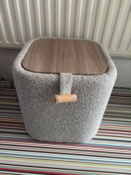 Photo of free Storage stool/side table (Hyde, SK14) #2