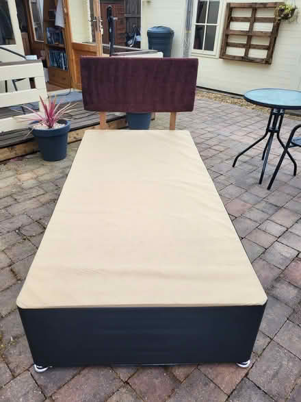 Photo of free 3ft divan base with headboard (Wrexham) #2