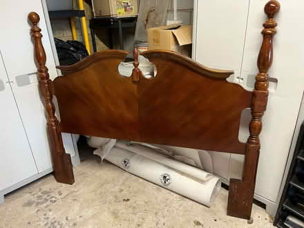 Photo of free Double Bed frame and base (Hornchurch RM11) #1