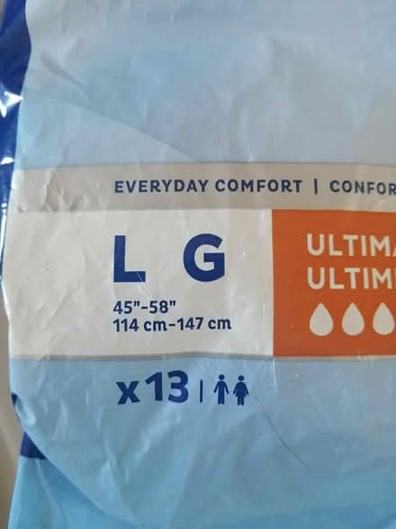 Photo of free Tena Incontinence Underwear (Old Ottawa East) #2