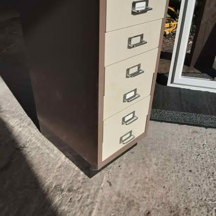 Photo of free Small Metal Storage/Filing Cabinet (Henfords Marsh BA12) #1