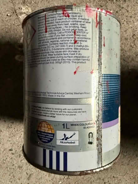 Photo of free Dulux Ruby Fountain red paint x 2 (Salford M30) #1