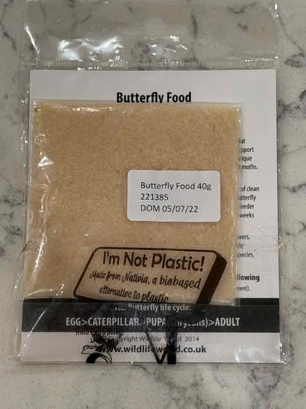 Photo of free Sachet of Butterfly Food (East Marden) #2