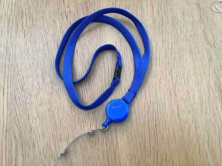Photo of free Blue lanyard (GMV SE10) #1