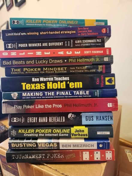 Photo of free Thirteen POKER BOOKS, expert tips (virgil) #1