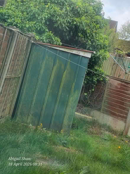Photo of free metal shed/scrap. ingol (preston PR2) #2