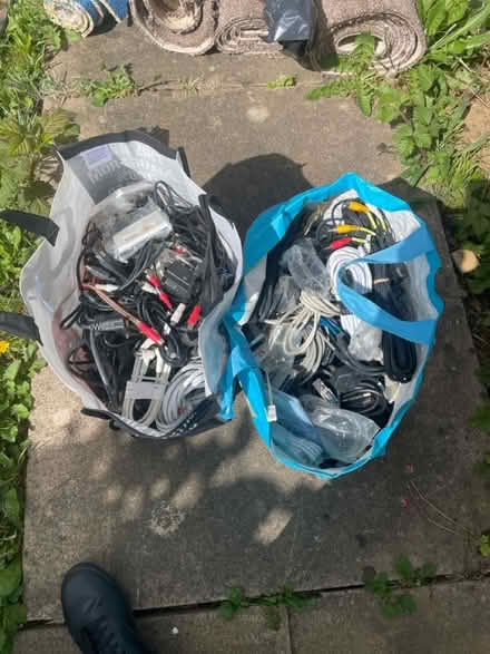 Photo of free Two bags of cables (Sevenoaks TN13) #1