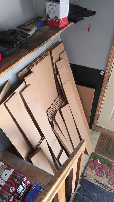 Photo of free cardboard/packing supplies/pallet (Plymouth) #2