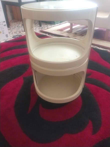 Photo of free Round storage plastic side table (TW7 4) #2