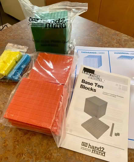 Photo of free Base Ten Blocks- learning tool (Downtown) #1