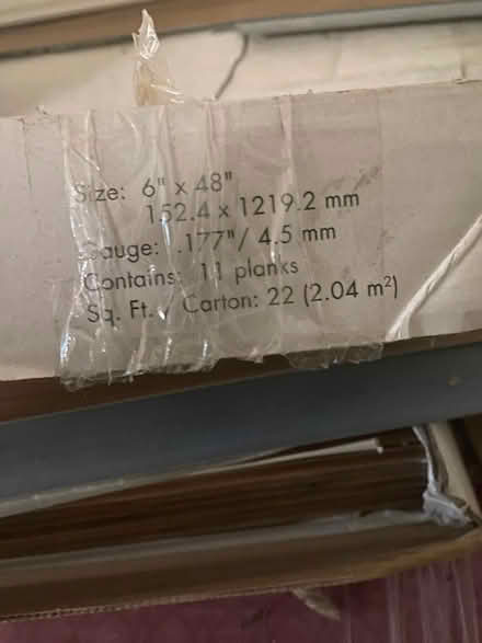 Photo of free Vinyl Flooring, Tables + Tiles (22307) #2