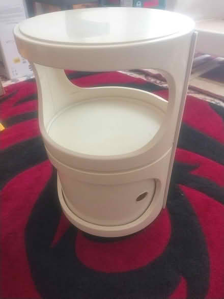 Photo of free Round storage plastic side table (TW7 4) #1