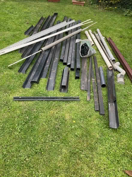 Photo of free Black guttering, fixtures and large plastic containers (Rhuddlan LL18) #1