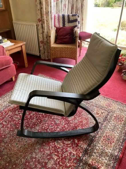 Photo of free IKEA grey Poang chair (Boswall EH5) #2