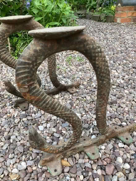 Photo of free Cast-iron bench-ends? (Priest Weston SY15) #3