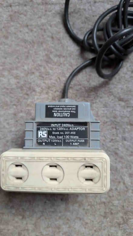 Photo of free 240v to 110v transformer (Edinburgh EH5) #1