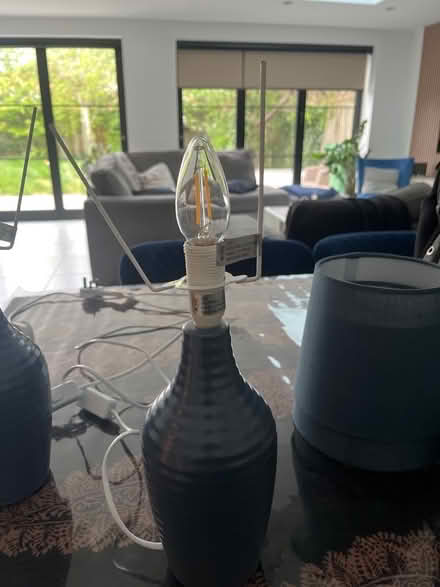 Photo of free 2x Blue lamps (Slough SL2) #2