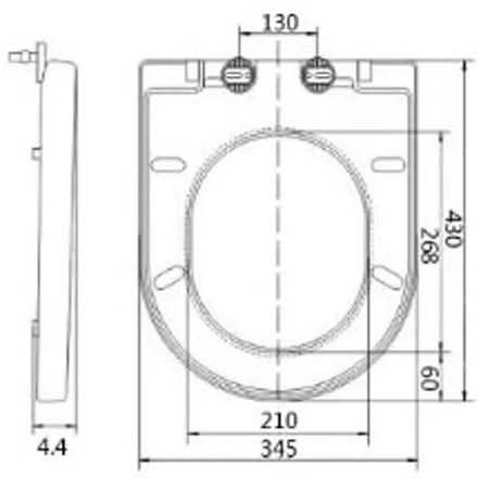 Photo of free Toilet seat, with lid and fixings (Comiston EH10) #2