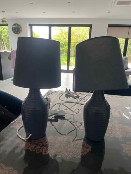 Photo of free 2x Blue lamps (Slough SL2) #1