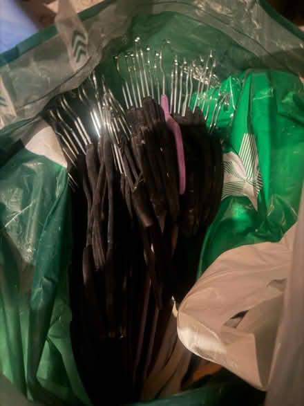 Photo of free Black velvet hangers (ME7) #1