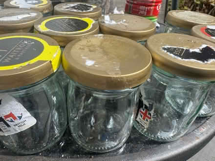 Photo of free 15 small jars with plastic lids (Elephant and Castle) #1