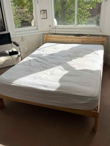 Photo of free Ikea Bed Frame + Matress - Must go today/tmrw (North Kensington W10) #1
