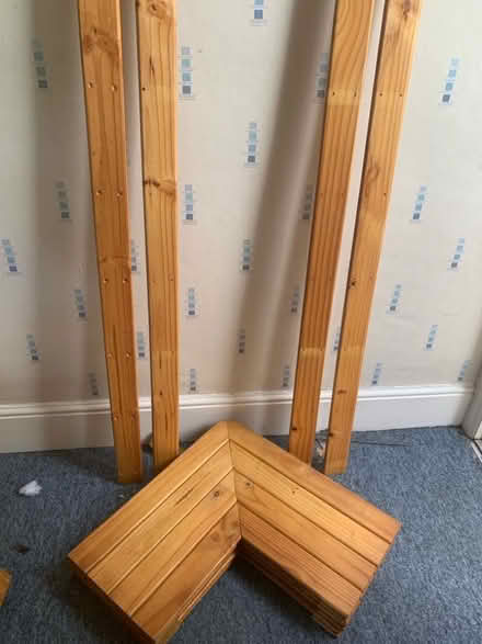 Photo of free Corner pine shelves (Wrington BS40) #1