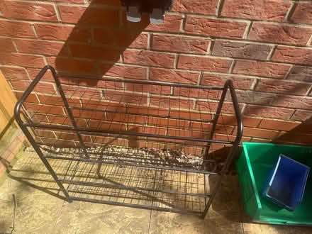 Photo of free black wire shoe rack (NN7 4NP) #1