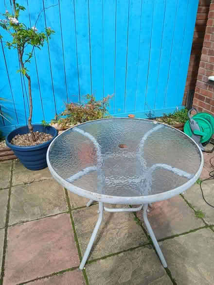 Photo of free Glass garden table (Humberside hu6 9) #1