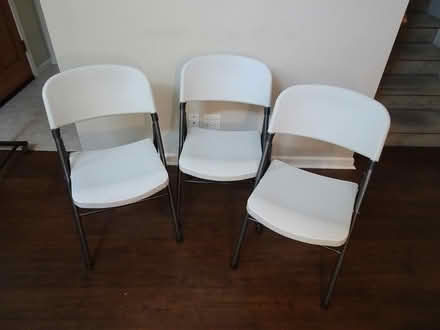 Photo of free 3 Costco Foldable Chairs (Lafayette, behind Diablo Foods) #1