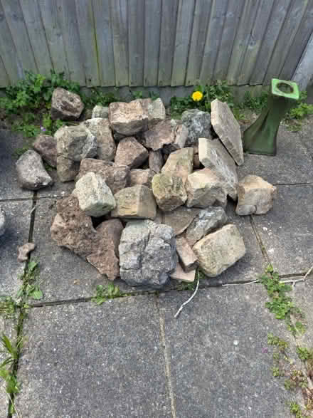 Photo of free Rocks & bird bath (ME5) #1