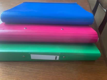 Photo of free Three A4 Ring Binders (Kingsway CB4) #1