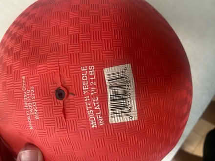 Photo of free Red dodge ball (10025) #1