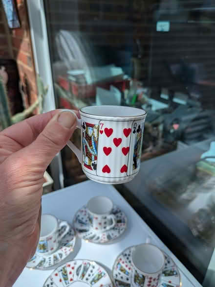 Photo of free Pretty fine bone china small coffee cups (Burnham SL1) #2