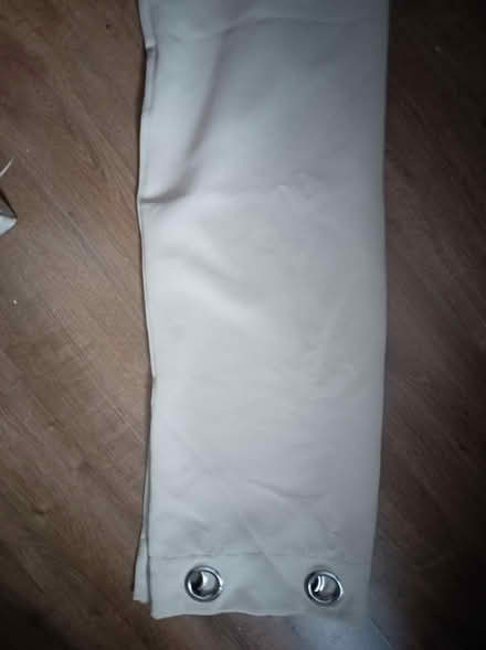 Photo of free Beige door length curtains (Odd Down) #1
