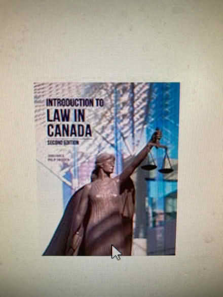 Photo of Intro to Law in Canada 2nd ed (Winston Churchill/collegeway) #1
