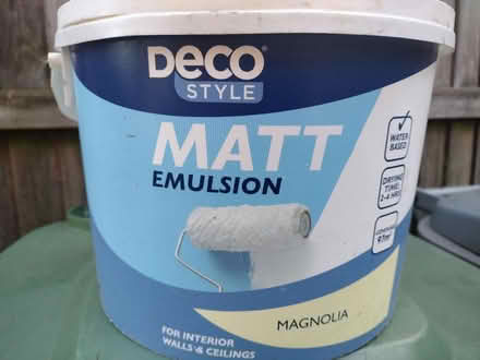 Photo of free 7.5 L tub of Magnolia (Norwich NR7) #1