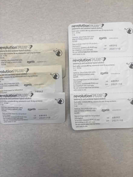 Photo of free Revolution Plus flea Repellant (Thornton) #1