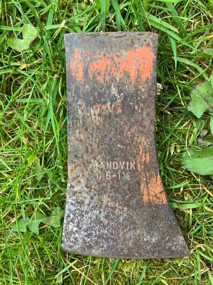 Photo of free Old metal inc axe head and drain hopper (Cookridge LS16) #3