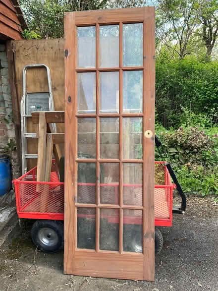 Photo of free Doors Interior room divider doors 1 Pair (Weir Green GL2) #1