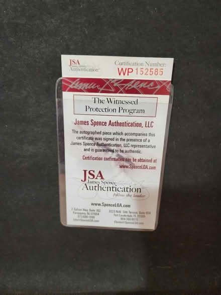 Photo of free Antonio Brown signed framed jersey (Flushing) #2