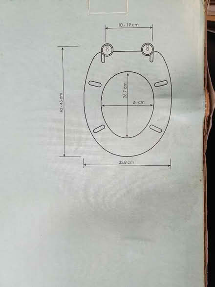 Photo of free Black glitter toilet seat (Elstow MK42) #2