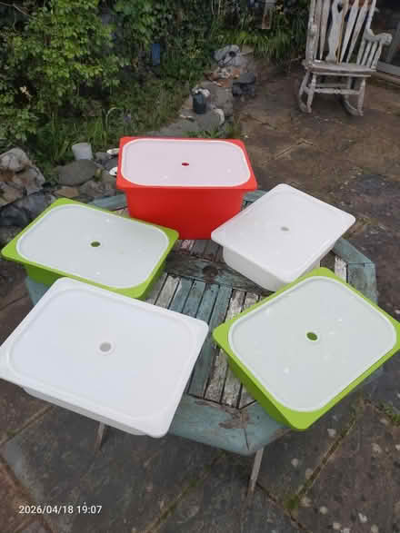 Photo of free 5 Ikea Boxes with lids (NR5) #1