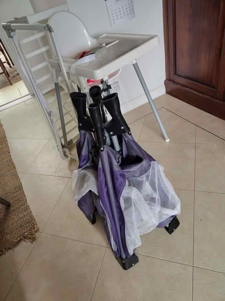 Photo of free High chair, bed guard and travel cot (Ware SG12) #1