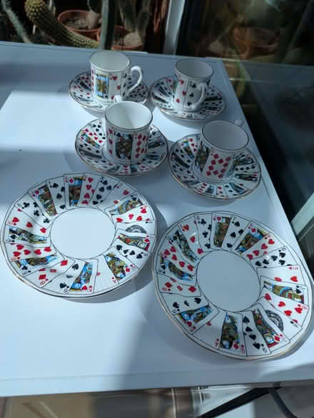 Photo of free Pretty fine bone china small coffee cups (Burnham SL1) #1