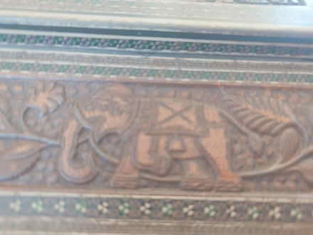 Photo of free Metal tin with Indian tea and elephant motifs (Putnoe MK41) #2