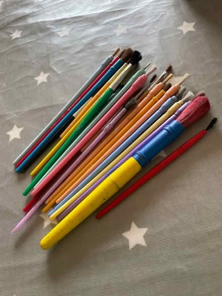 Photo of free Children’s paintbrushes (Wallands Park BN7) #1