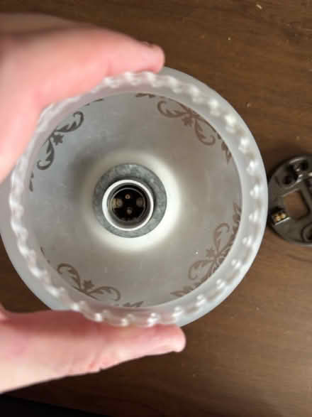 Photo of free Glass ceiling lamp (ME5) #3