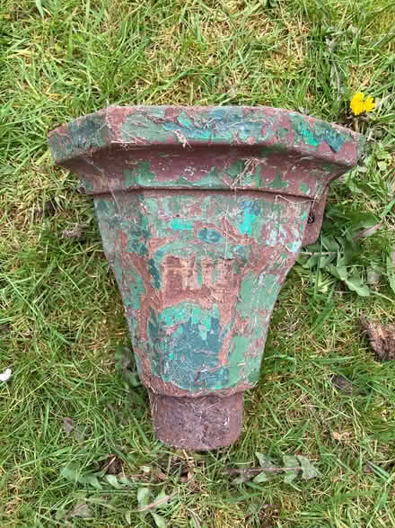 Photo of free Old metal inc axe head and drain hopper (Cookridge LS16) #2